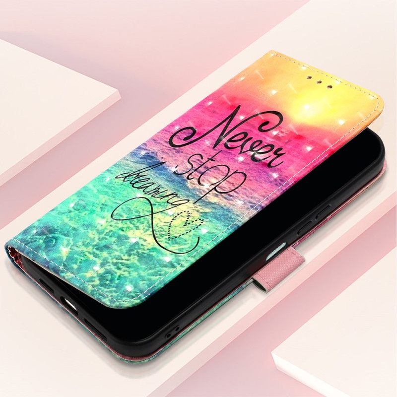 Bescherming Hoesje Xiaomi Redmi Note 15 Pro 5g Never Stop Dreaming