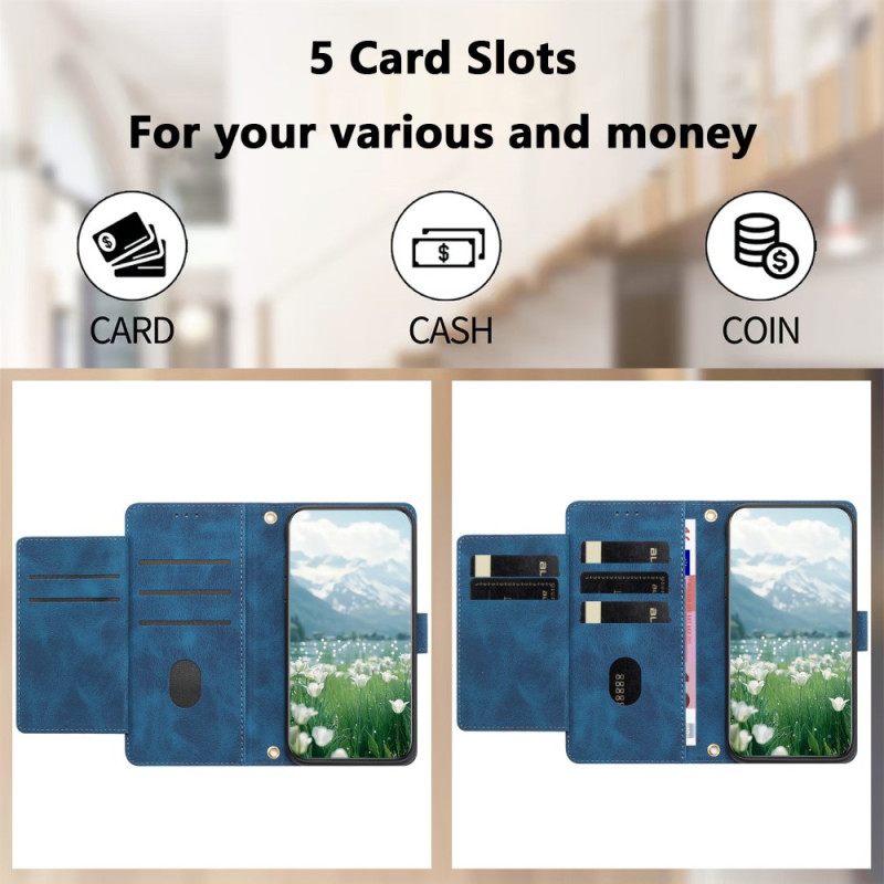 Bescherming Hoesje Xiaomi Redmi Note 15 Pro 5g Portemonnee Met 5 Kaartsleuven