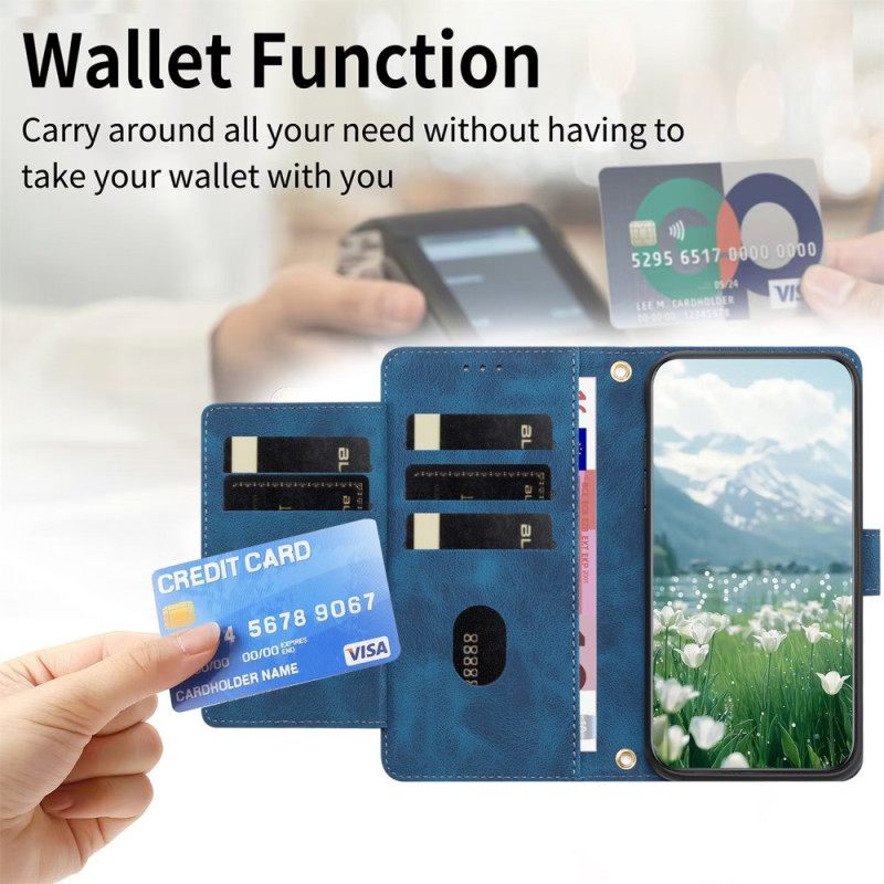 Bescherming Hoesje Xiaomi Redmi Note 15 Pro 5g Portemonnee Met 5 Kaartsleuven