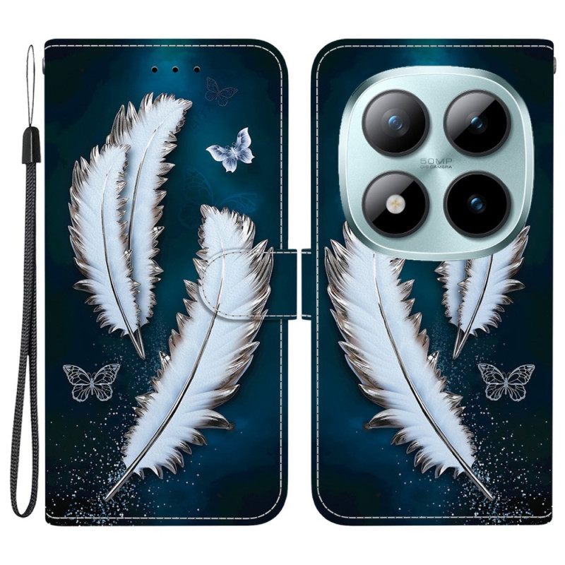 Bescherming Hoesje Xiaomi Redmi Note 15 Pro 5g Witte Veren