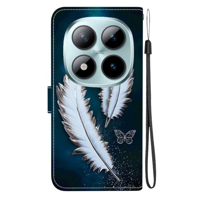 Bescherming Hoesje Xiaomi Redmi Note 15 Pro 5g Witte Veren