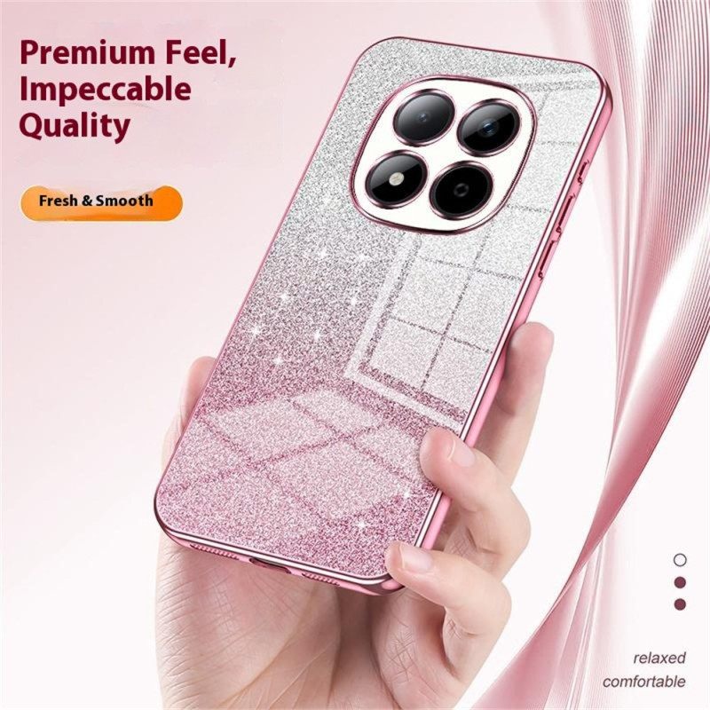 Cover Hoesje Xiaomi Redmi Note 15 Pro 5g Telefoonhoesje Gradiëntglitter