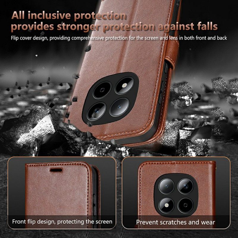 Flip Case Leren Xiaomi Redmi Note 15 Pro 5g Azns