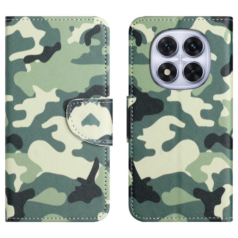 Flip Case Leren Xiaomi Redmi Note 15 Pro 5g Camouflage