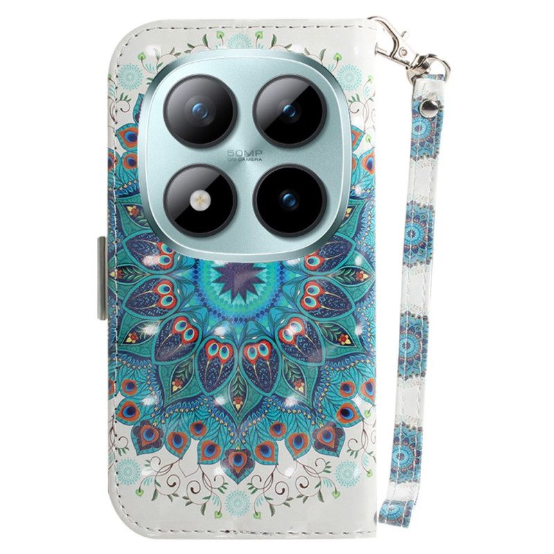 Flip Case Leren Xiaomi Redmi Note 15 Pro 5g Groene Mandala