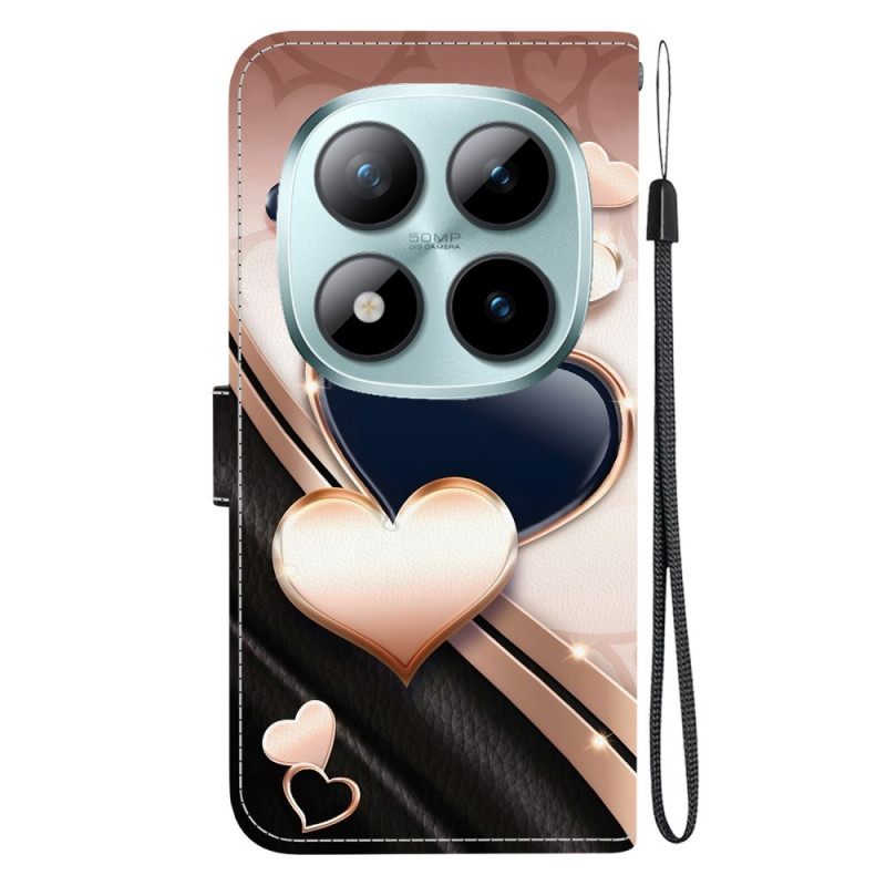 Flip Case Leren Xiaomi Redmi Note 15 Pro 5g Liefdespatroon