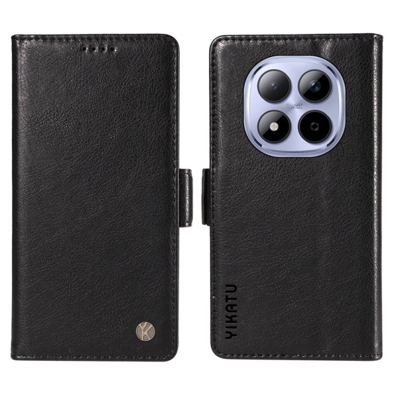 Flip Case Leren Xiaomi Redmi Note 15 Pro 5g Retro Yikatu
