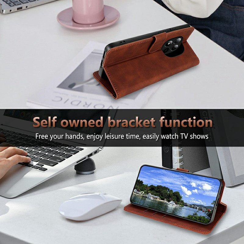 Folio-hoesje Xiaomi Redmi Note 15 Pro 5g Azns Suède-effect