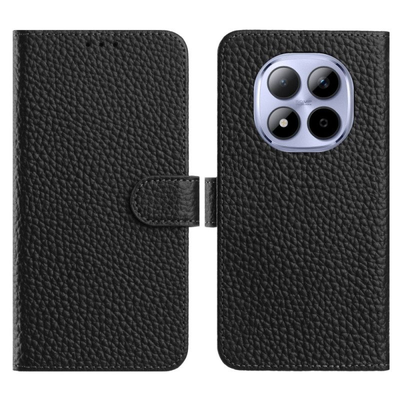 Folio-hoesje Xiaomi Redmi Note 15 Pro 5g Gestructureerd Leer