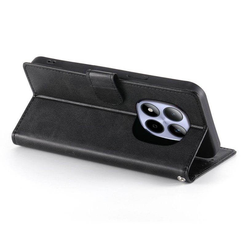 Folio-hoesje Xiaomi Redmi Note 15 Pro 5g Telefoonhoesje Leerstructuur