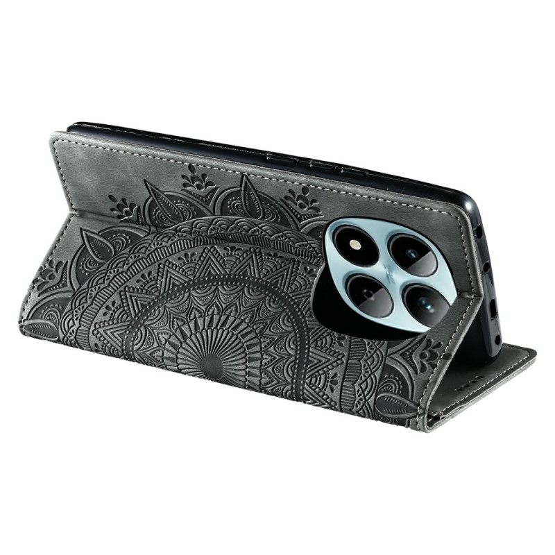 Folio-hoesje Xiaomi Redmi Note 15 Pro 5g Telefoonhoesje Mandala Suède-effect