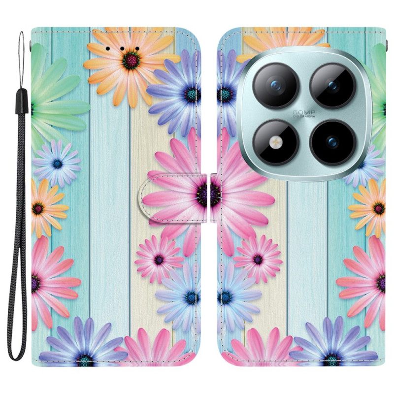 Folio-hoesje Xiaomi Redmi Note 15 Pro 5g Telefoonhoesje Zonnebloemen