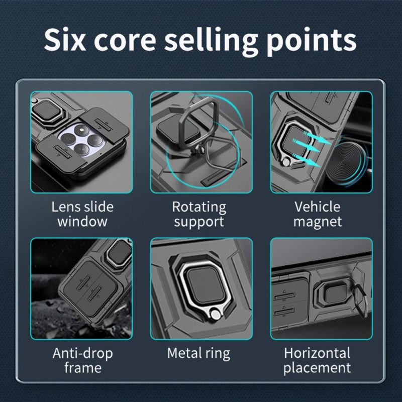 Hoesje Xiaomi Redmi Note 15 Pro 5g Duurzame Ring Met Lensdop