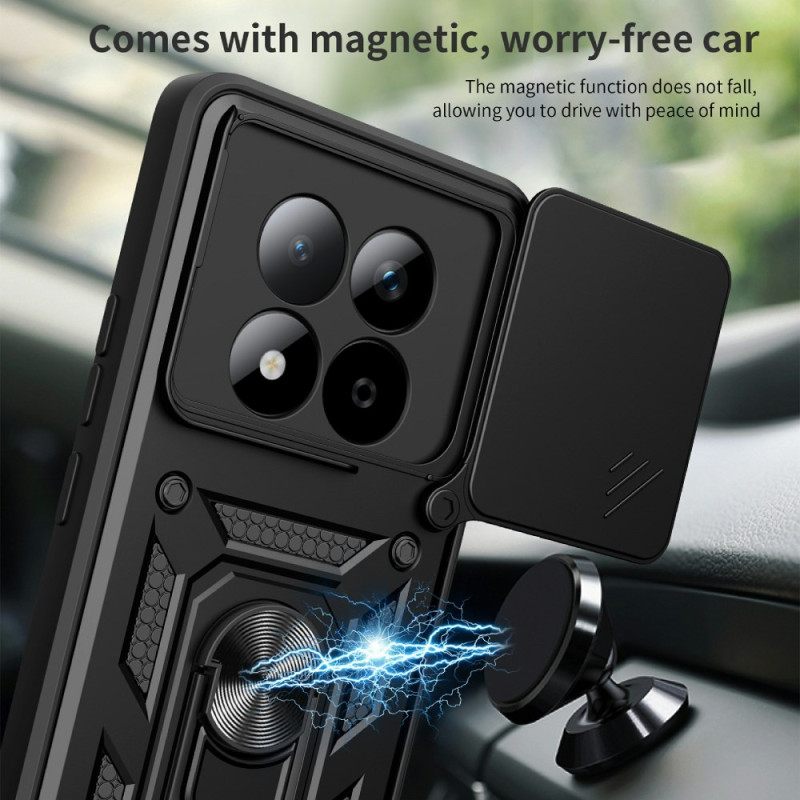 Hoesje Xiaomi Redmi Note 15 Pro 5g Schuifbare Cameracover En Standaard