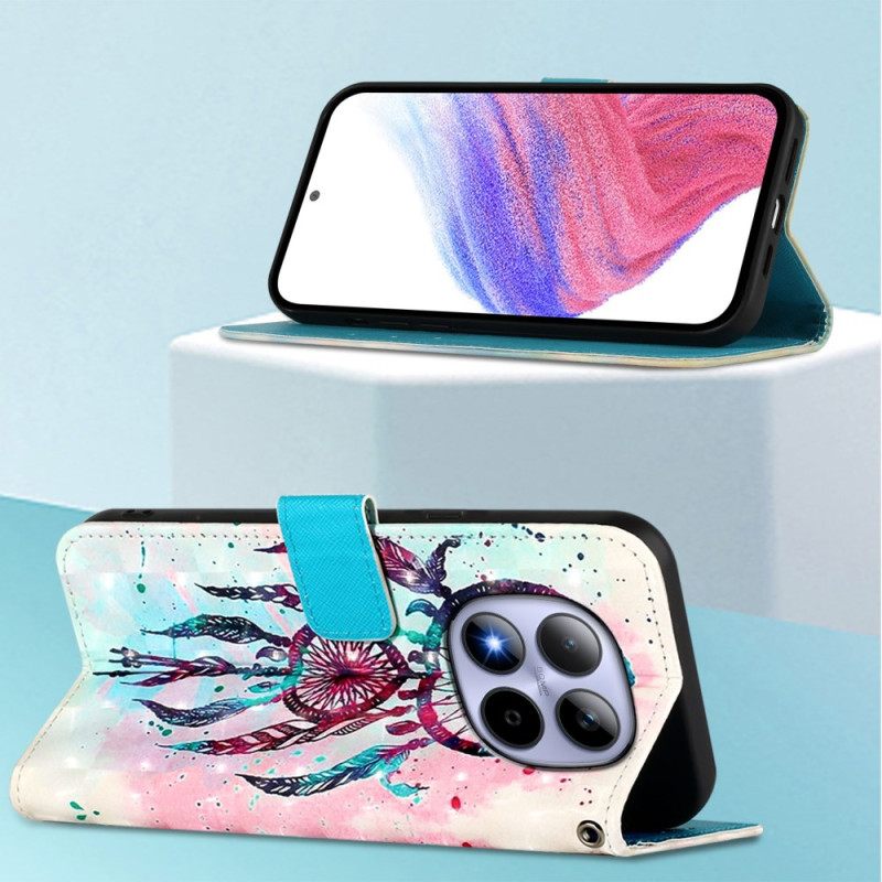 Leren Hoesje Voor Xiaomi Redmi Note 15 Pro 5g Dromenvanger