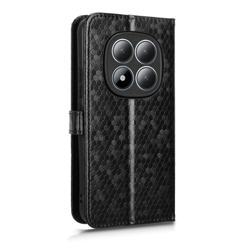 Leren Hoesje Voor Xiaomi Redmi Note 15 Pro 5g Glitterstippen