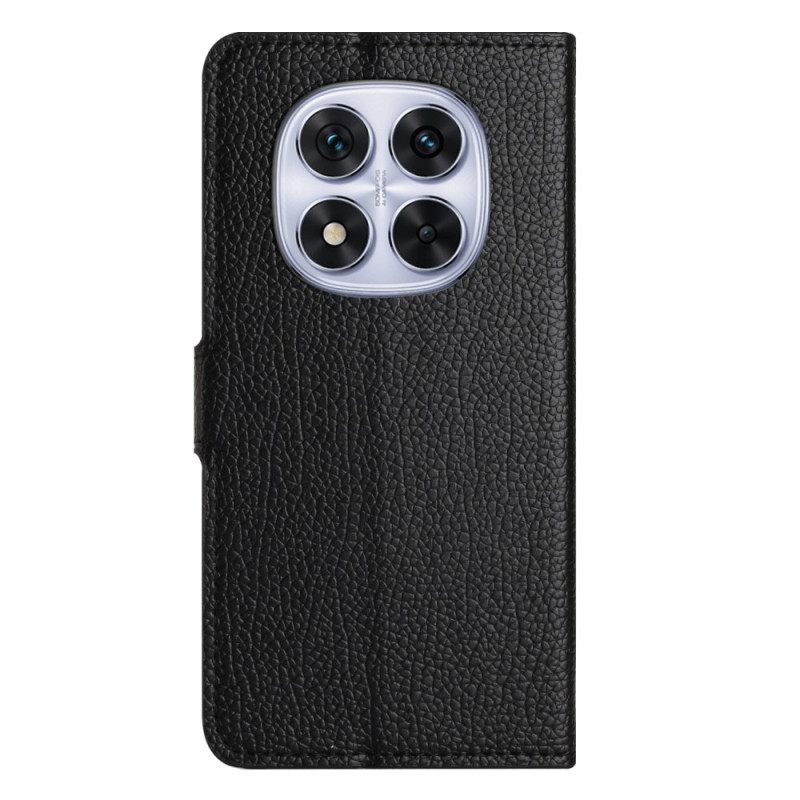 Leren Hoesje Voor Xiaomi Redmi Note 15 Pro 5g Lychee-textuur