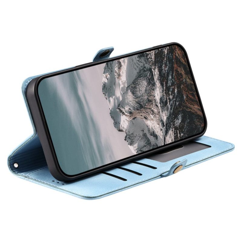 Leren Hoesje Voor Xiaomi Redmi Note 15 Pro 5g Mandala Suède-effect