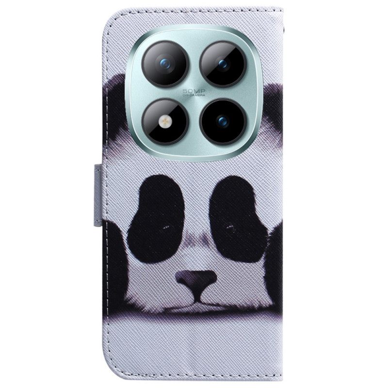 Leren Hoesje Voor Xiaomi Redmi Note 15 Pro 5g Panda