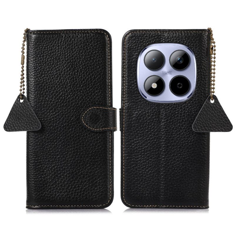 Leren Hoesje Xiaomi Redmi Note 15 Pro 5g Echt Leer Bescherming Hoesje