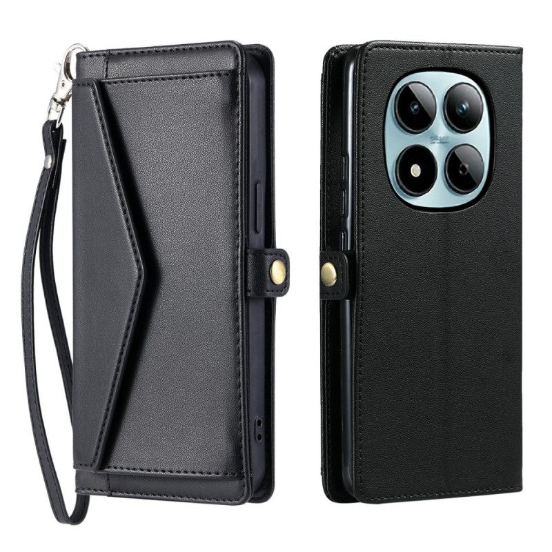 Leren Hoesje Xiaomi Redmi Note 15 Pro 5g Etui Bescherming Hoesje