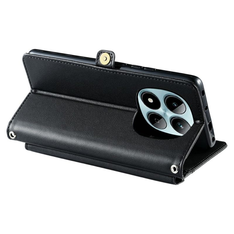 Leren Hoesje Xiaomi Redmi Note 15 Pro 5g Etui Bescherming Hoesje