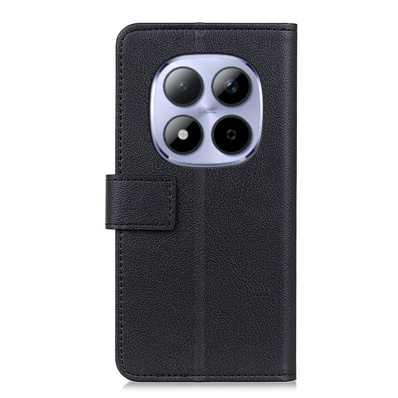 Leren Hoesje Xiaomi Redmi Note 15 Pro 5g Klassiek Bescherming Hoesje