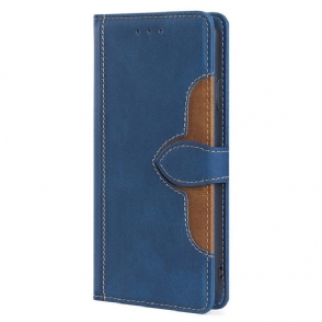 Folio-hoesje voor Honor Magic 5 Lite Tweekleurige Bloemen