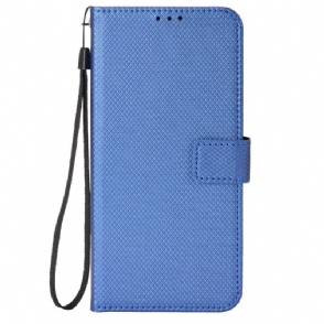 Leren Hoesje voor Honor Magic 5 Lite Met Ketting Stijlvol Imitatieleer Met Bandjes