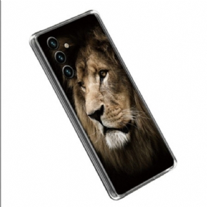 Hoesje voor Samsung Galaxy A14 / A14 5G Flexibele Siliconen Mat