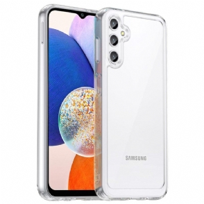 Hoesje voor Samsung Galaxy A14 / A14 5G Leer Textuur