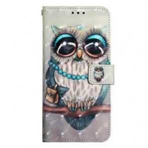 Leren Hoesje voor Samsung Galaxy A14 / A14 5G Met Ketting Ondersteuningsriem Voor Kaarthouder