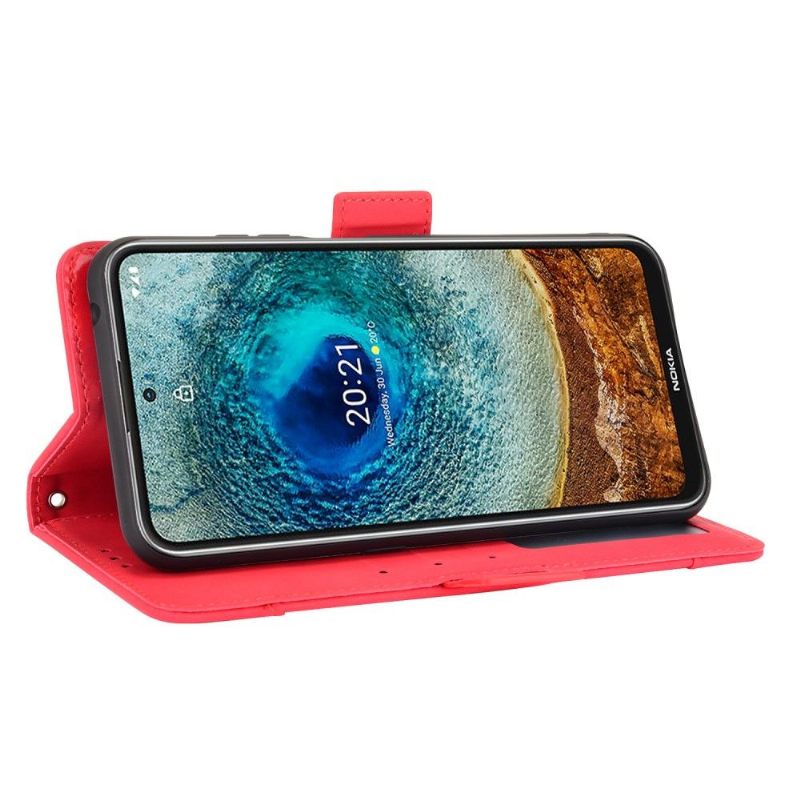Folio-hoesje voor Nokia X20 / X10 Anti-fall Premium Met Kaarthouder