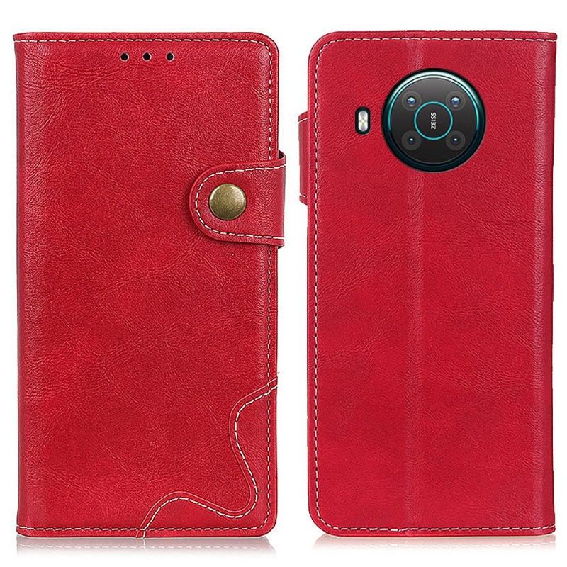 Folio-hoesje voor Nokia X20 / X10 Anti-fall S-vorm Zichtbare Naden