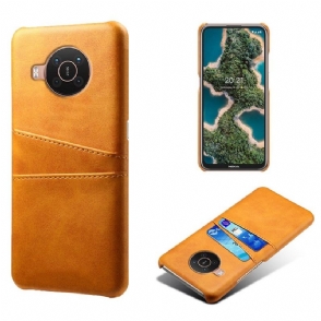 Hoesje voor Nokia X20 / X10 Melody Leder Effect Kaarthouder