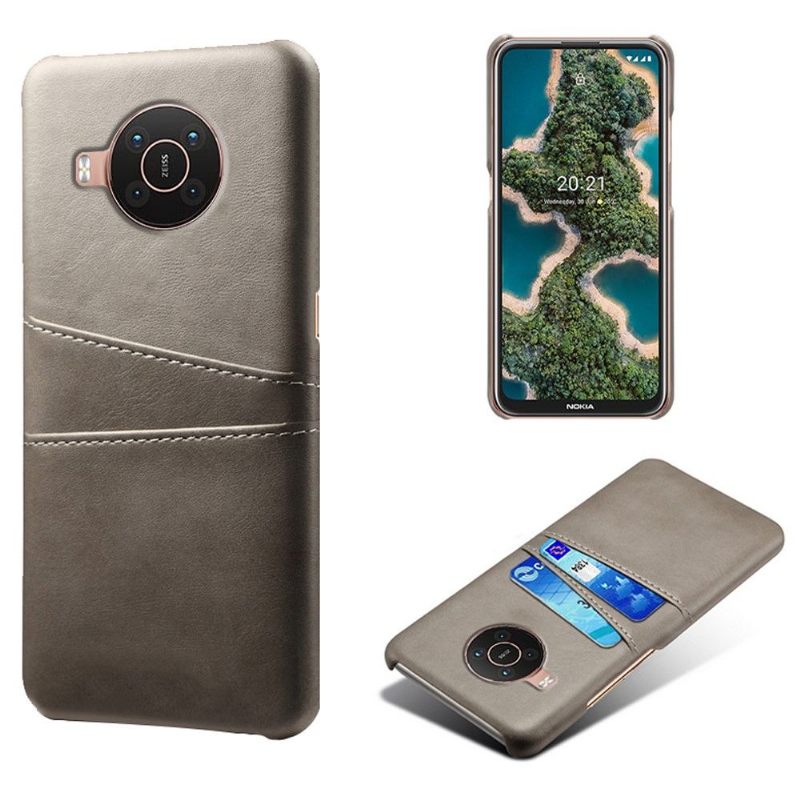 Hoesje voor Nokia X20 / X10 Melody Leder Effect Kaarthouder