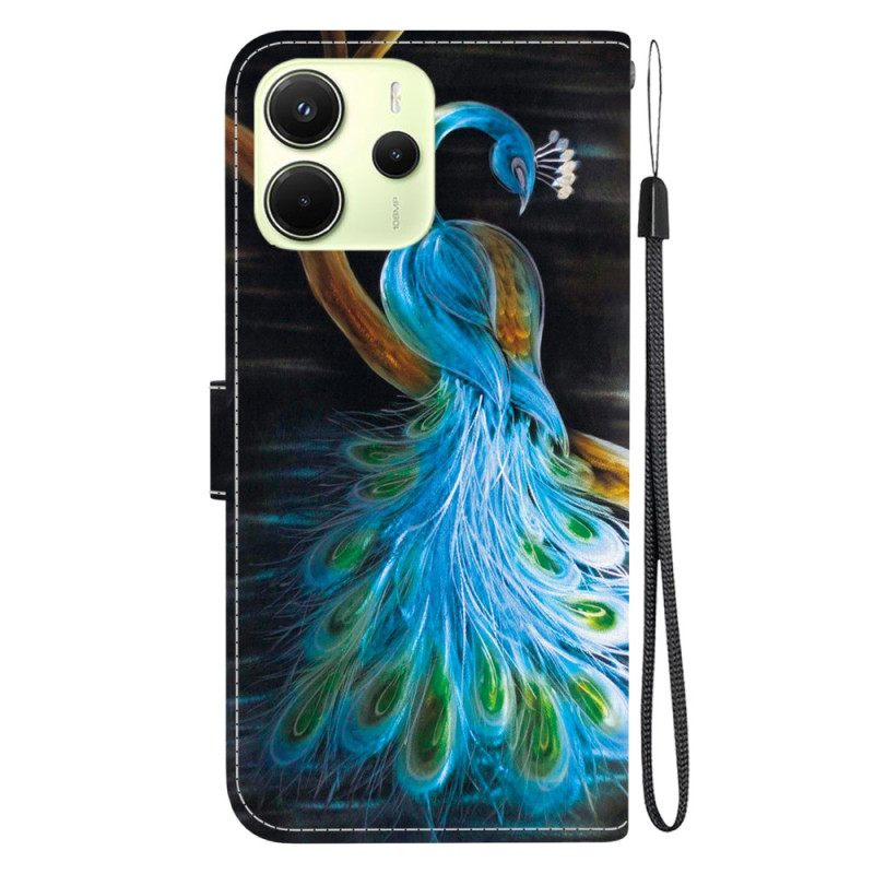 Bescherming Hoesje Xiaomi Redmi Note 14 4g Pauwenpatroon