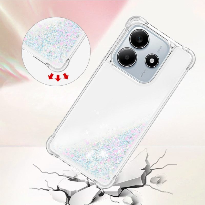 Case Hoesje Xiaomi Redmi Note 14 4g Telefoonhoesje Glitter