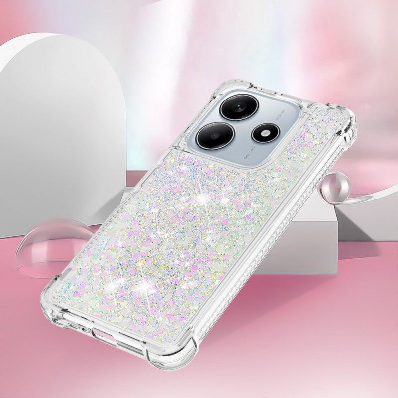 Case Hoesje Xiaomi Redmi Note 14 4g Telefoonhoesje Glitter