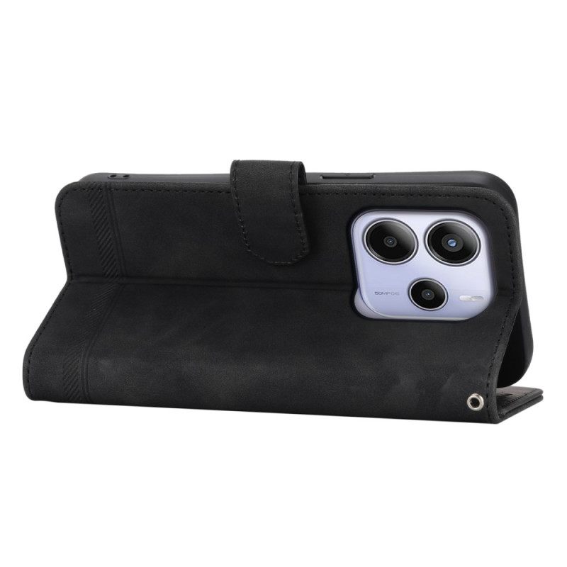 Flip Case Leren Xiaomi Redmi Note 14 4g Dierfeng