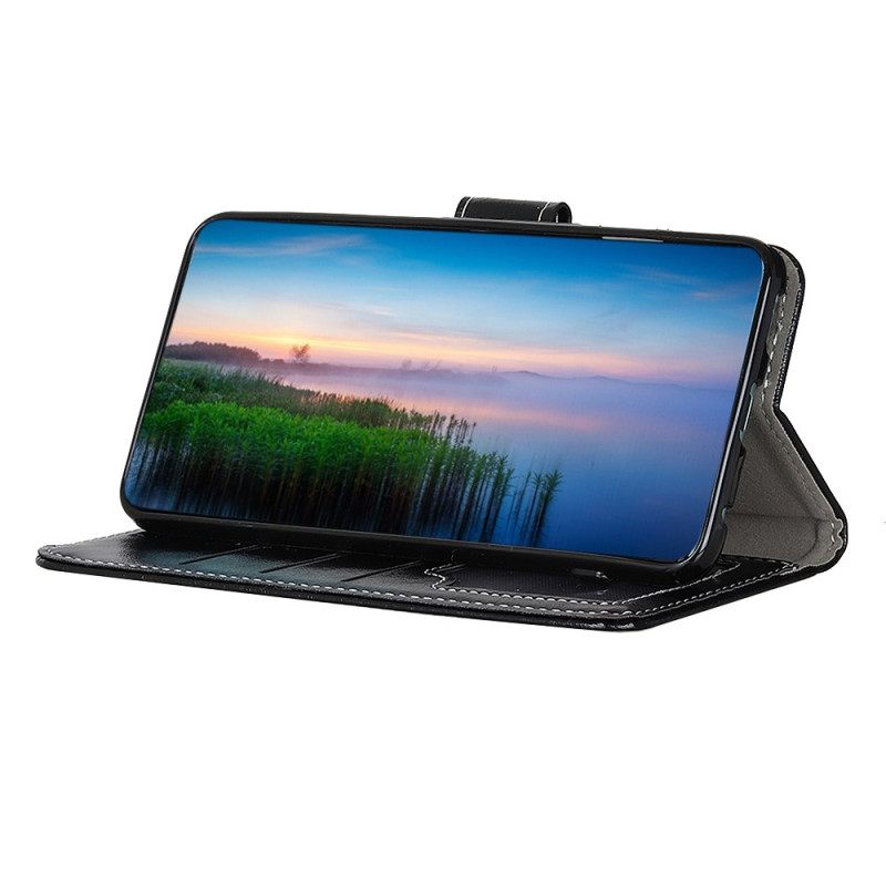 Flip Case Leren Xiaomi Redmi Note 14 4g Glanzend