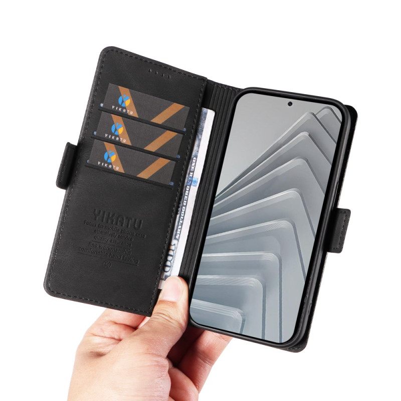 Flip Case Leren Xiaomi Redmi Note 14 4g Klassieke Ykatu