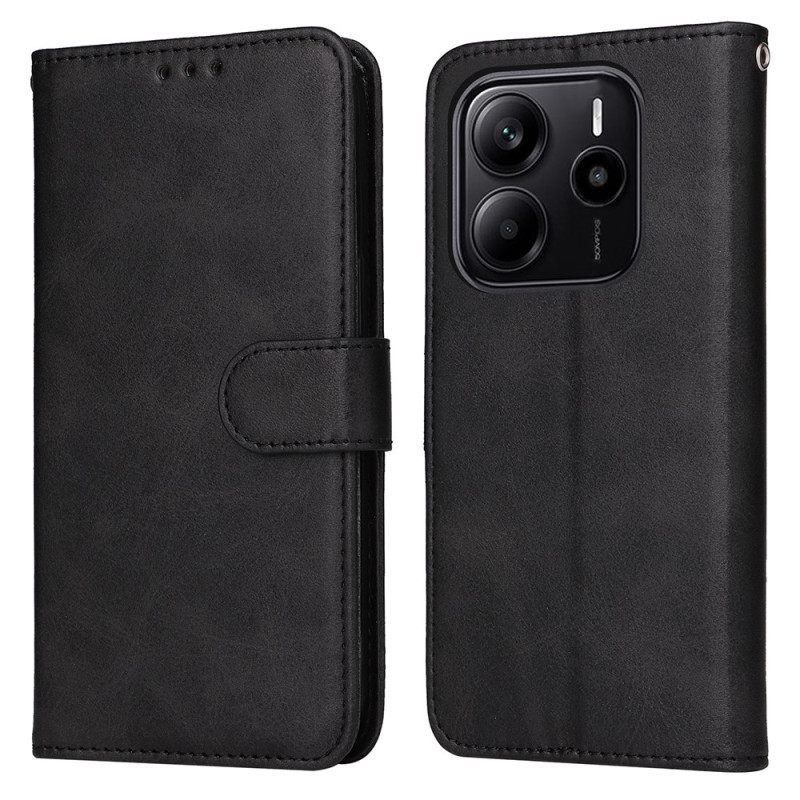 Flip Case Leren Xiaomi Redmi Note 14 4g Leerlook