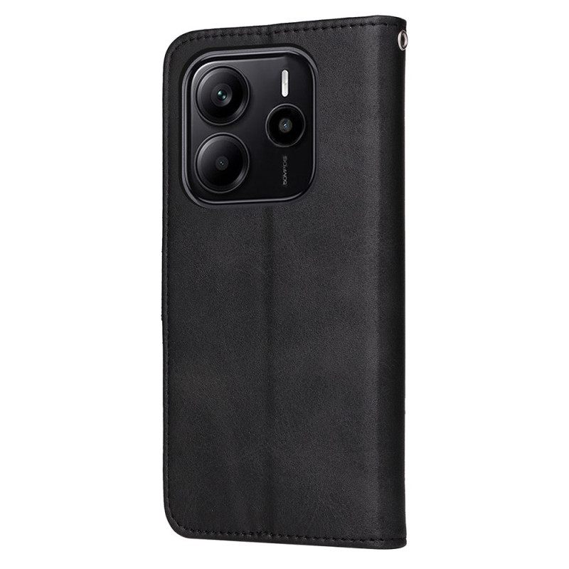 Flip Case Leren Xiaomi Redmi Note 14 4g Leerlook
