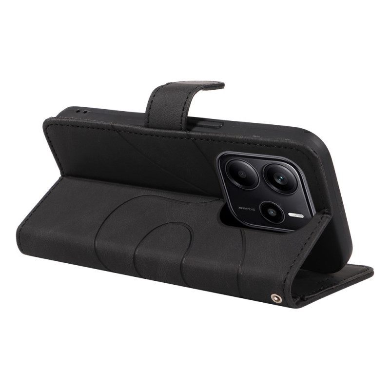 Folio-hoesje Xiaomi Redmi Note 14 4g Golvende Lijnen