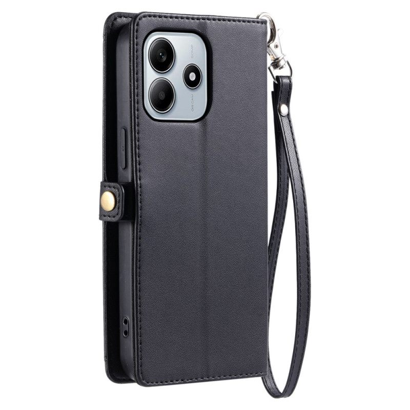 Folio-hoesje Xiaomi Redmi Note 14 4g Hoesje Met Koord