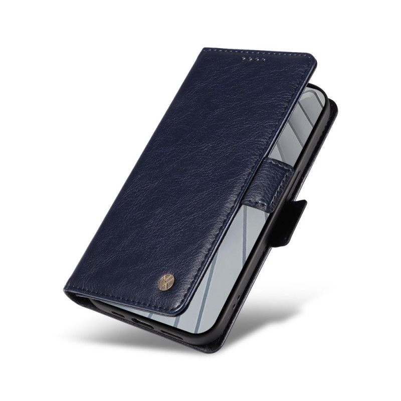 Folio-hoesje Xiaomi Redmi Note 14 4g Lychee Textuur Ykatu