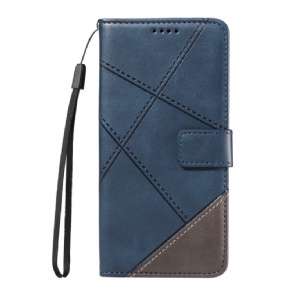 Folio-hoesje Xiaomi Redmi Note 14 4g Telefoonhoesje Geometrisch Ontwerp