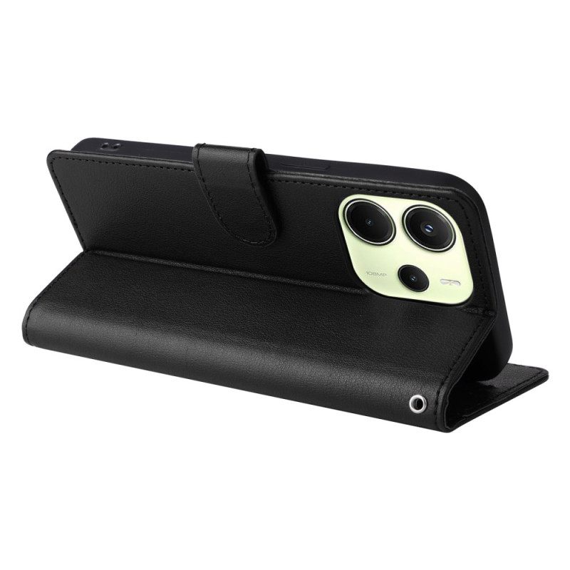 Folio-hoesje Xiaomi Redmi Note 14 4g Telefoonhoesje Kunstleer