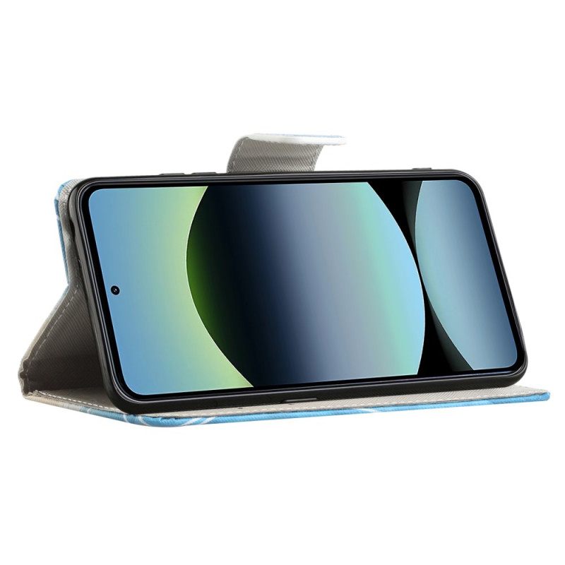 Folio-hoesje Xiaomi Redmi Note 14 4g Telefoonhoesje Vlinder